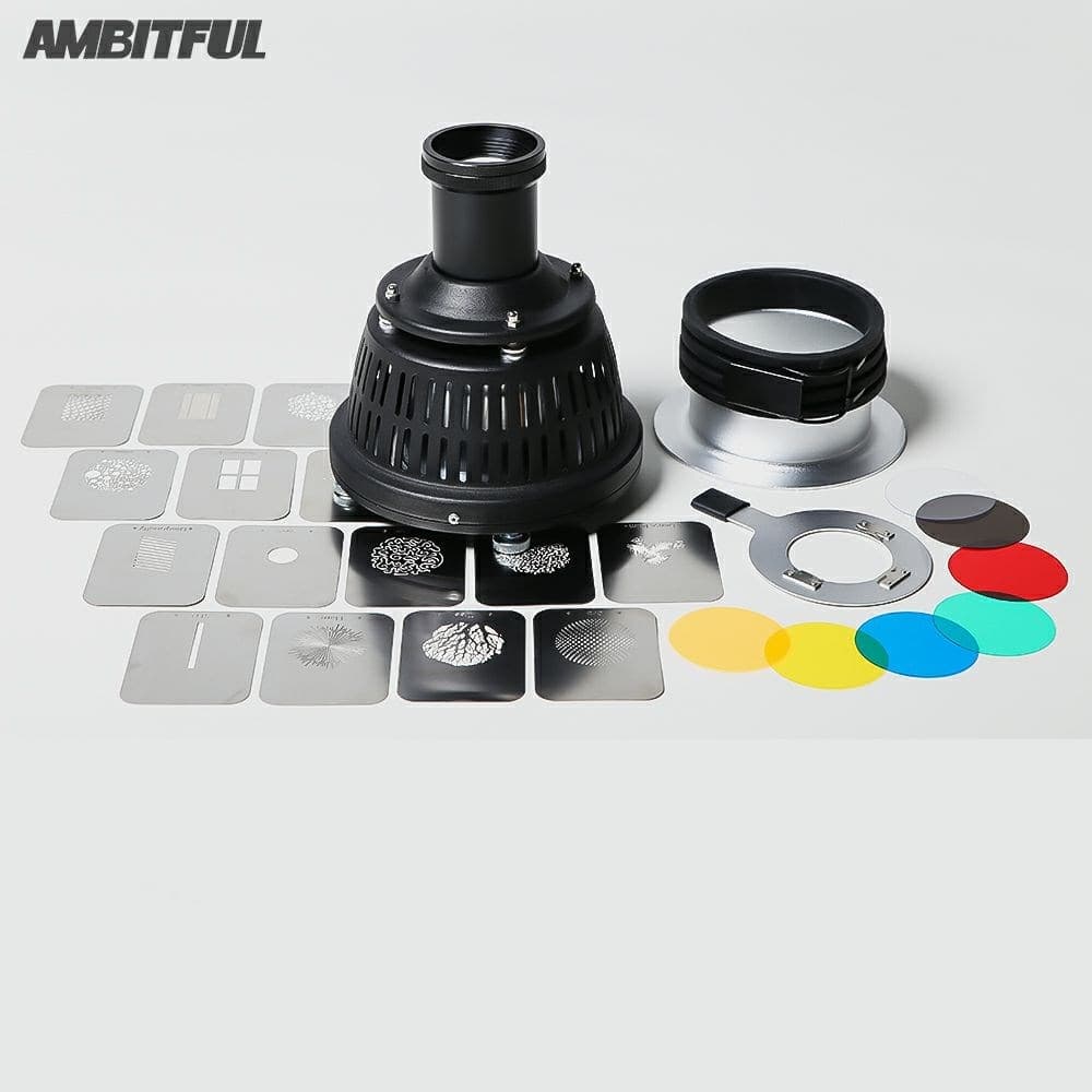 Ambitful al16 옵티컬 스누트 스팟라이트 셋트 광학 콘덴서