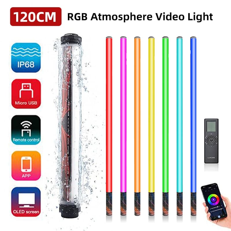 LUXCEO Mood1 RGB 스틱 50cm 85cm 120cm 사진 배경 분위기 조명