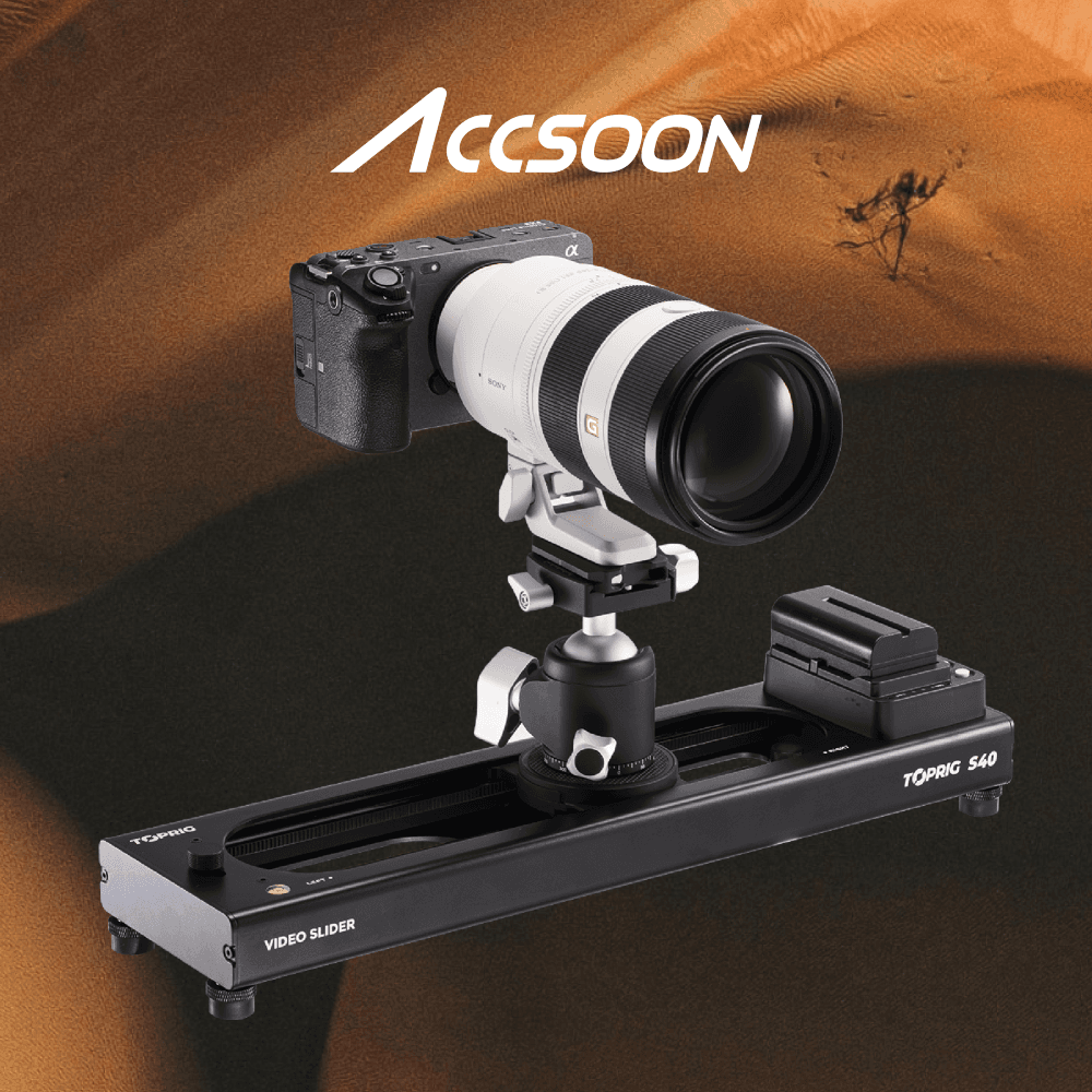 [유튜버전용]액순 ACCSOON TOPRIG S60 카메라 슬라이더 탑리그 전기 전동