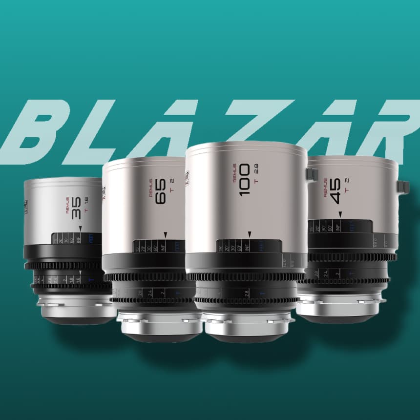BLAZAR REMUS 1.5X 아나모픽 렌즈 4구세트 S35 45 65 100mm 관세미포함