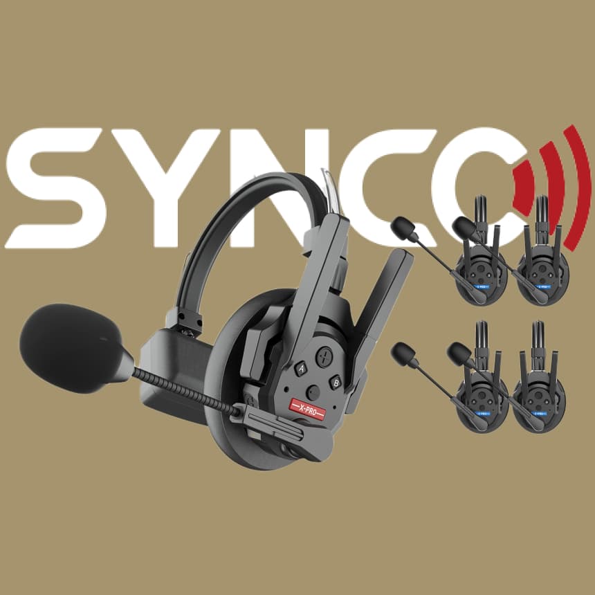 SYNCO Xtalk XPro5 1H4R 무선 인터콤 시스템 원격 헤드셋 프로