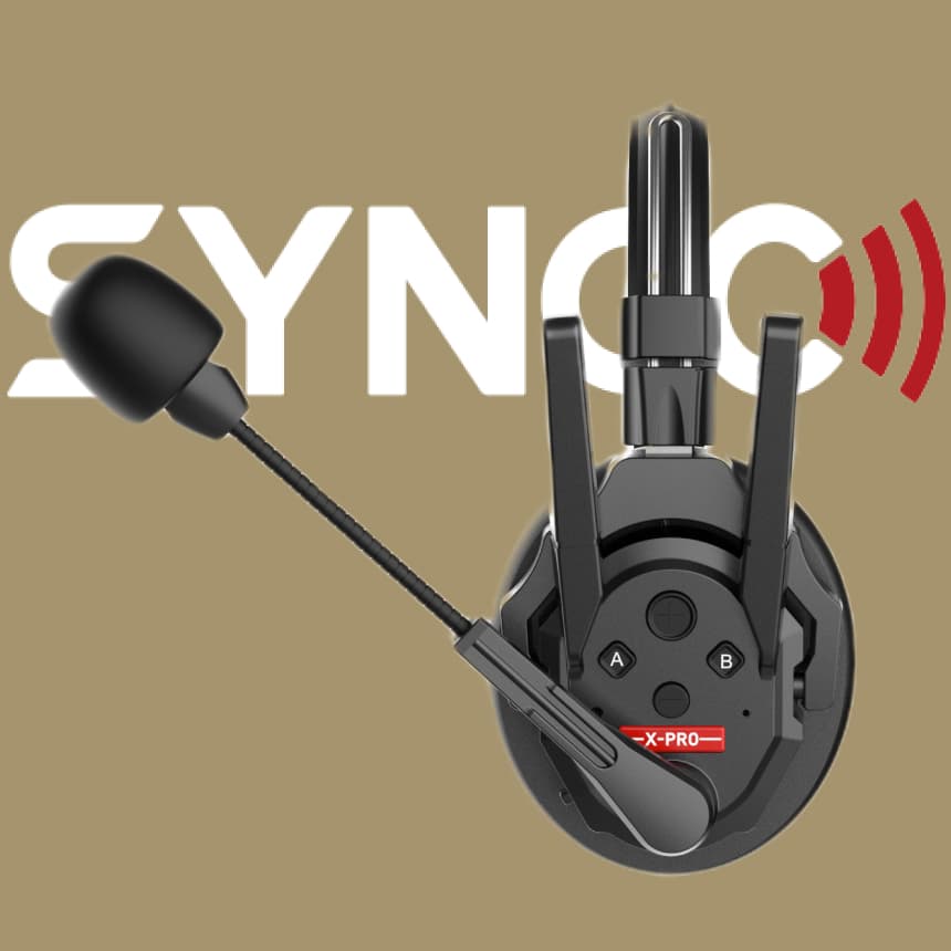 SYNCO Xtalk XPro1 호스트 리시버 무선 인터콤 시스템 원격 헤드셋 프로