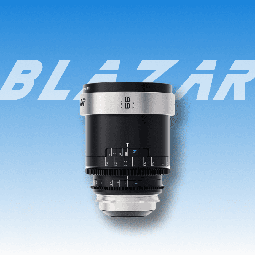 BLAZAR CATO 2X 55mm 풀 프레임 아나모픽 렌즈