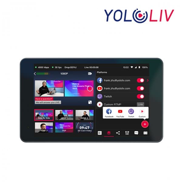 [락차X학부모스포츠PTV] YoloLiv YoloBox Pro 욜로박스 프로 4K 스위처