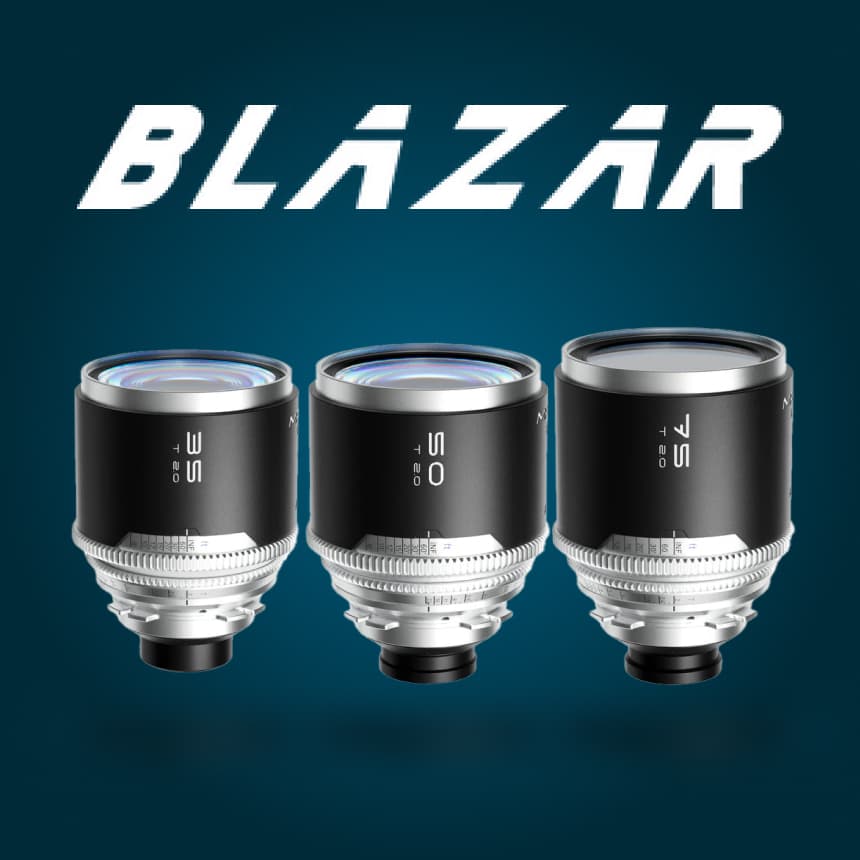 BLAZAR Mantis 1.33X 풀프레임 아나모픽 렌즈 35 50 75 3구세트