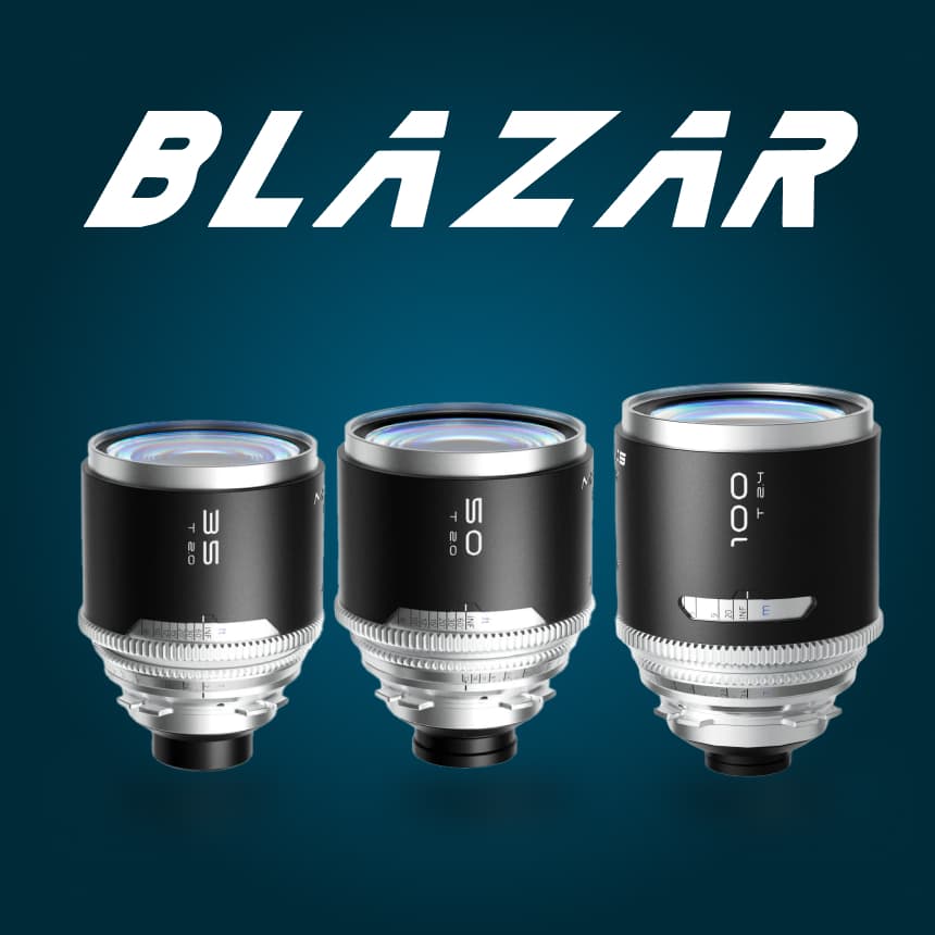 BLAZAR Mantis 1.33X 풀프레임 아나모픽 렌즈 35 50 100 3구세트