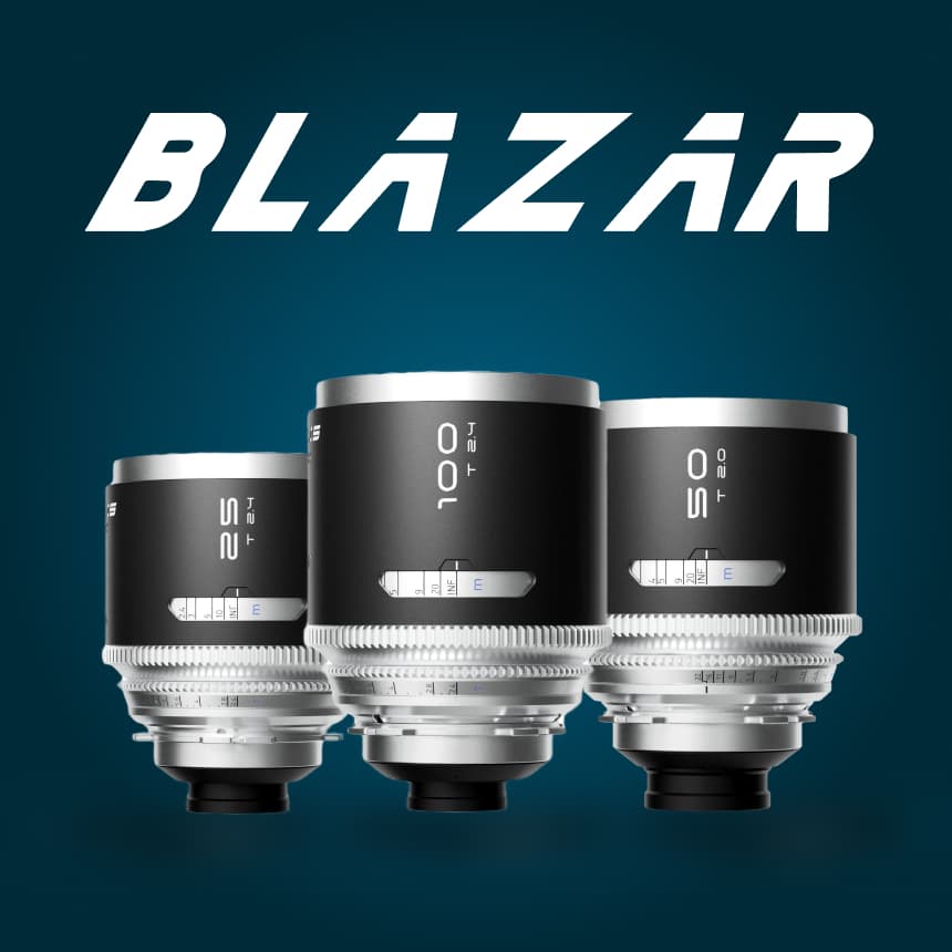 BLAZAR Mantis 1.33X 풀프레임 아나모픽 렌즈 25 50 100 3구세트