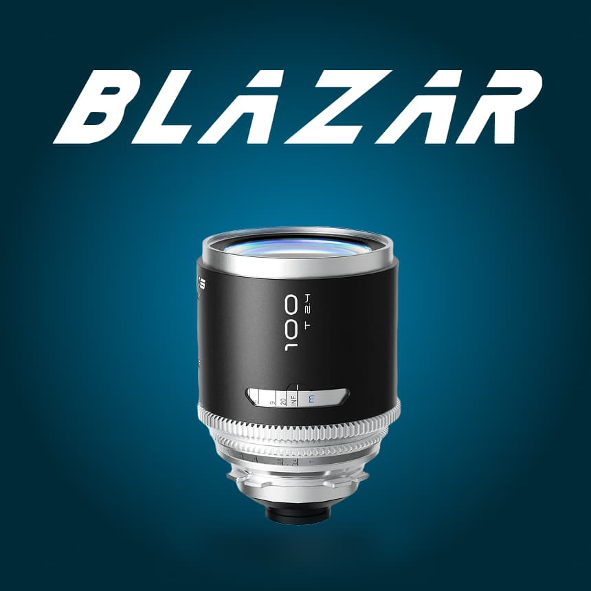 BLAZAR Mantis 100mm T2.4 풀프레임 아나모픽 렌즈 1.33X