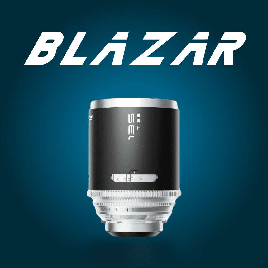 BLAZAR Mantis 135mm T3.2 풀프레임 아나모픽 렌즈 1.33X