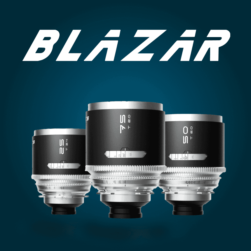 BLAZAR Mantis 1.33X 풀프레임 아나모픽 렌즈 25 50 75 3구세트